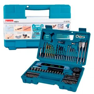 Conjunto Kit Broca Bits Soquetes 102 Peças Makita E-10730