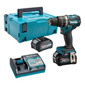 Parafusadeira/Furadeira de Impacto a Bateria 40V XGT Makita HP002GA201-127V