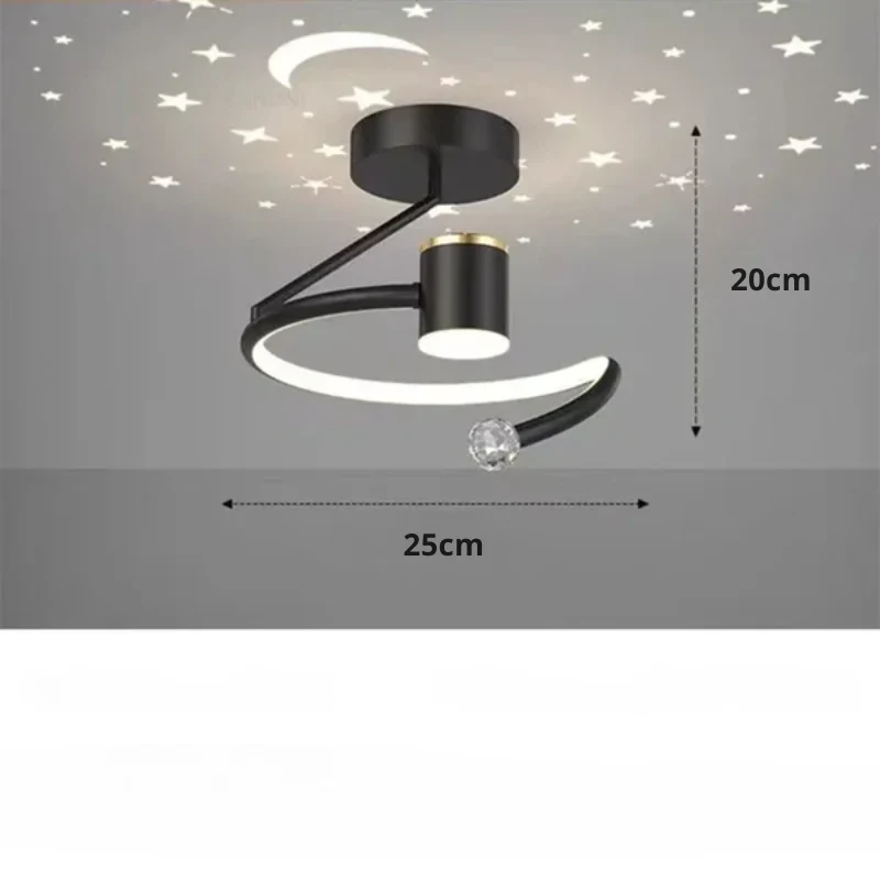 Starry Effect LED Ceiling Light Dimmable Room Lighting - Image 8