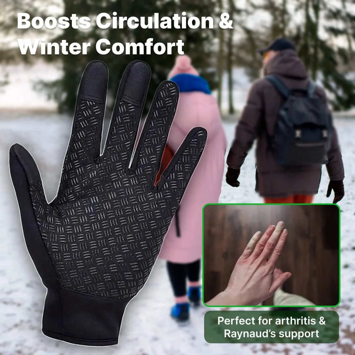 Heated Feeling Gloves Windproof Outdoor Thermal Wear - Image 7