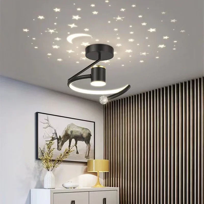 Starry Effect LED Ceiling Light Dimmable Room Lighting - Image 3