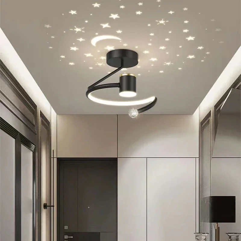 Starry Effect LED Ceiling Light Dimmable Room Lighting - Image 6