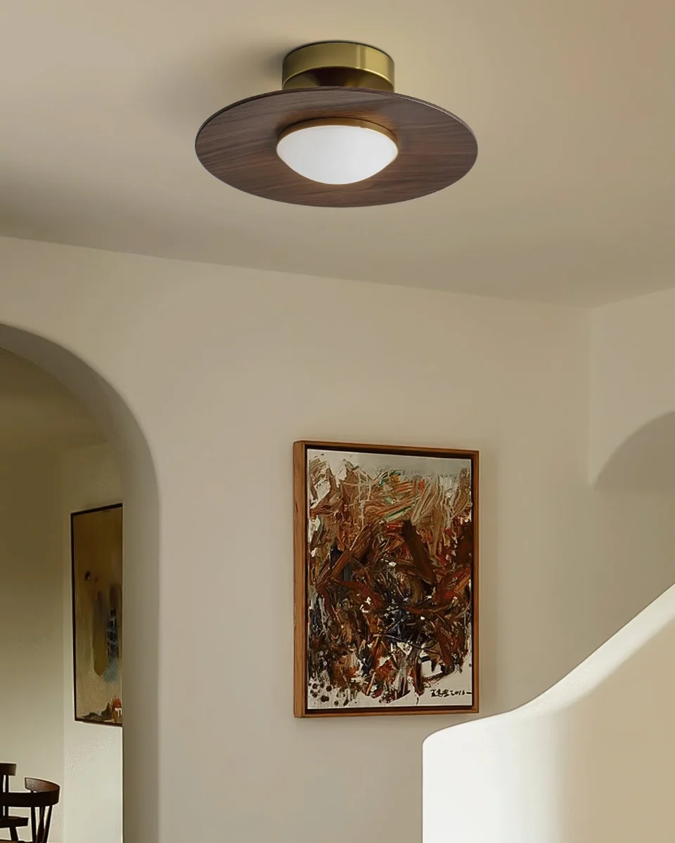 Contemporary LED Ceiling Light Compact Flush Mount Design - Image 6