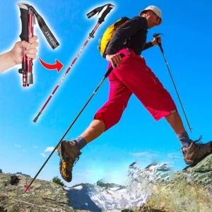 Lightweight Hiking Poles and Foldable Walking Support