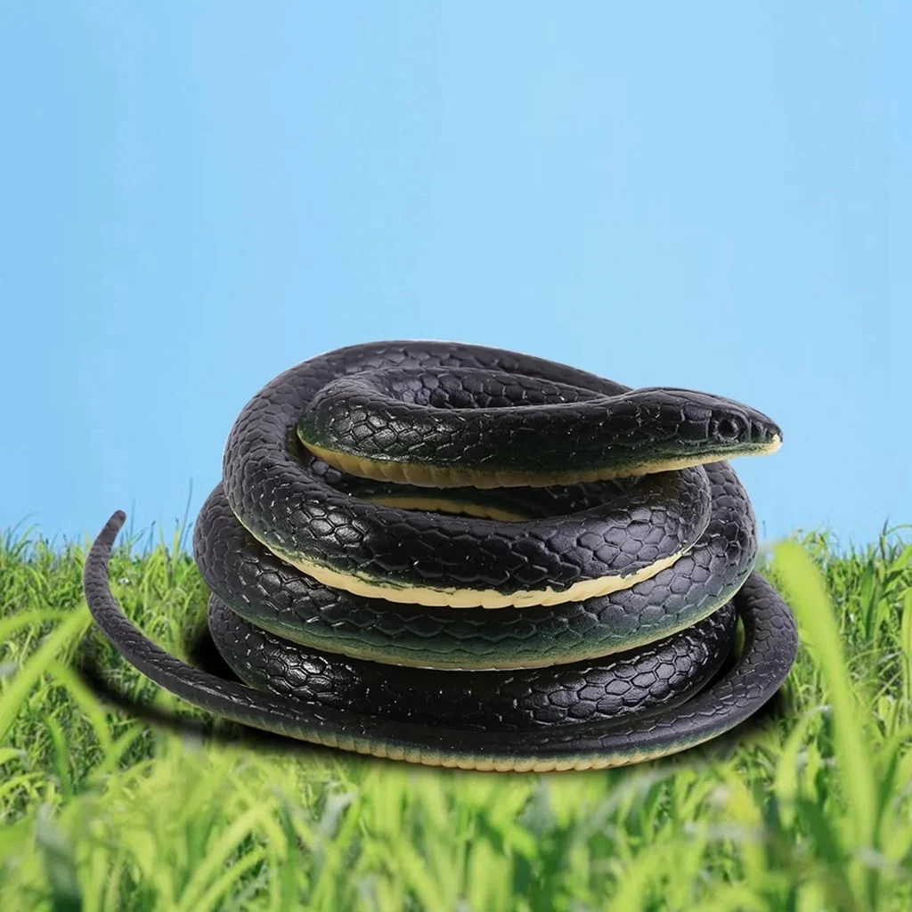 Halloween Realistic Rubber Snake Toy with Flexible Design for Water and Outdoor Decoration Prop - Image 5