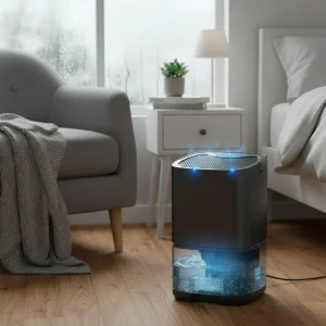 Portable Dehumidifier for Bedroom Basement and Crawl Space with Quiet Operation