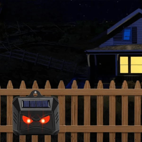 Rat and Mouse Deterrent with Electronic Ultrasonic Pest and Predator Light Eyes for Garden - Image 6