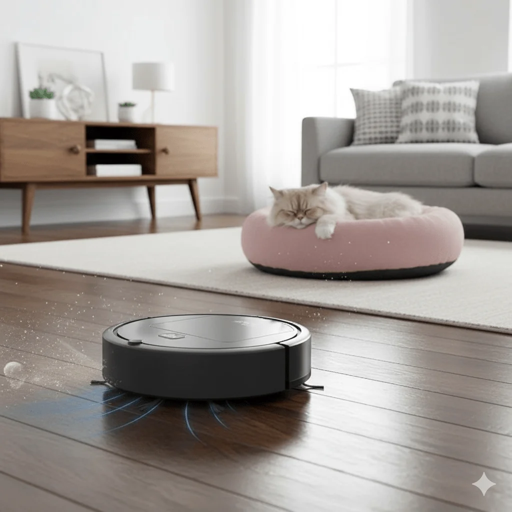 Smart Robot Vacuum Cleaner with Automatic Floor Cleaning and Quiet Operation - Image 4