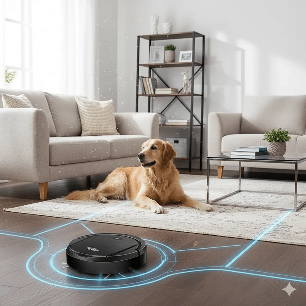 Smart Robot Vacuum Cleaner with Automatic Floor Cleaning and Quiet Operation - Image 5