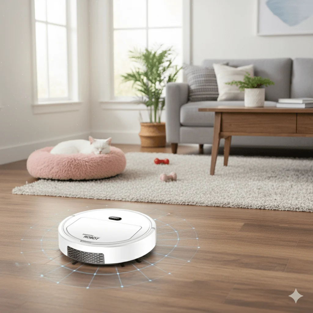 Smart Robot Vacuum Cleaner with Automatic Floor Cleaning and Quiet Operation - Image 6
