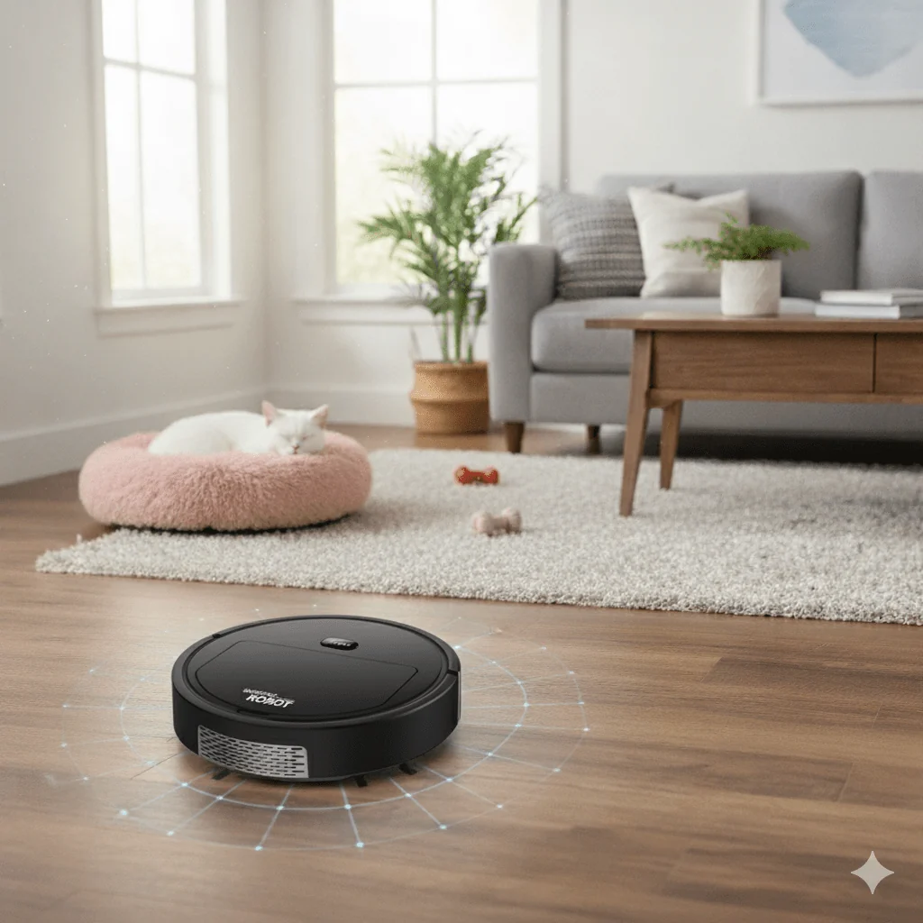 Smart Robot Vacuum Cleaner with Automatic Floor Cleaning and Quiet Operation - Image 8